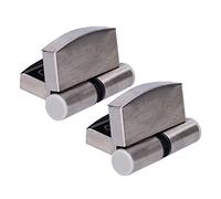 Cerniere idrauliche per porte a gravità in acciaio inossidabile 2 pezzi 201 per porte con apertura a destra, funzionamento regolare, 8,6 x 7,2 cm