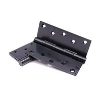 cerniere in acciaio inossidabile, Cerniera for porta in acciaio inossidabile 304 con cuscinetto, capacità di carico 70 kg/80 kg, 4/5 pollici, multicolore, 2 pezzi(Black 4 Inches)
