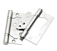 Cerniere in acciaio inossidabile da 5 pollici con viti Tampone for porta in legno senza soluzione di continuità Cuscinetto ispessito 2 pezzi(4inches-2pcs)