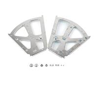 Cerniere in Acciaio Inossidabile per Mobile Scarpe, 2 Pezzi, Argento, 1 Strato - Resistente e Antiruggine, Facile da Installare, Per Scaffali e Armadietti (Doppio strato)