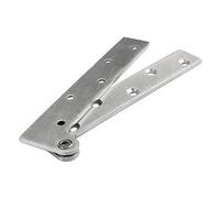 Cerniere in acciaio inossidabile per porta a bocca di pollo cerniera superiore inferiore per mobili per armadi da finestra S/L/XL resistenti