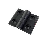 Cerniere in acciaio inox, 10 pezzi di piccole cerniere nere in plastica mini porta cuscinetto scatola distribuzione 'armadio industriale cerniera smorzamento regolabile(50x60)