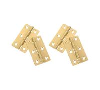 Cerniere in acciaio inox, 4 cerniere pieghevoli dorate for mobiletto, supporto for spartiti for pianoforte, libreria, porta, scatola di legno