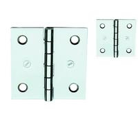 Cerniere in acciaio Inox AISI 304 (18/8) per ambienti marini nautica vari tipi
