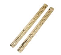 Cerniere in metallo da 2 pezzi for scatola di legno, cerniera lunga in ferro 20x2 cm for porte e finestre, for armadietto for pianoforte resistente for artigianato Per Pianoforti(Color 1)