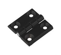 Cerniere in metallo in lega di zinco per il fissaggio di porte, armadi, scatole e paraschiena, progettate per resistere e durare a lungo (40 x 40 mm)