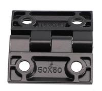 Cerniere in metallo in lega di zinco per il fissaggio di porte, armadi, scatole e paraschiena, progettate per resistere e durare a lungo (50 x 50 mm)