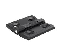 Cerniere in metallo in lega di zinco per il fissaggio di porte, armadi, scatole e paraschiena, progettate per resistere e durare a lungo (60 x 60 mm)