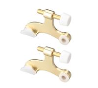 Cerniere in metallo per installazione superiore della porta Aspetto dorato alla moda Cerniere superiori per porte resistenti Installazione semplice tono oro set ispessito elegante hardware per la casa