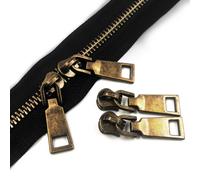 Cerniere in metallo YIXI-SBest n. 5, 4 iarde, cerniere per cucito fai da te all'ingrosso, cerniere a metraggio all'ingrosso con 10 cursori - cern