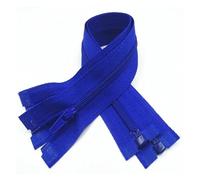 Cerniere in nylon a spirale, cursori per cerniere, Cerniere 5 pezzi Cerniera aperta 20 cm-60 cm Adatto for il processo di cucitura degli indumenti(Dark Blue,50CM-5PCS)