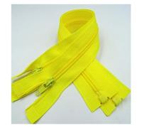 Cerniere in nylon a spirale, cursori per cerniere, Cerniere 5 pezzi Cerniera aperta 20 cm-60 cm Adatto for il processo di cucitura degli indumenti(Yellow,60CM-5PCS)