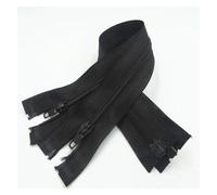 Cerniere in nylon a spirale, cursori per cerniere, Cerniere 5 pezzi Cerniera aperta 20 cm-60 cm Adatto for il processo di cucitura degli indumenti(Schwarz,60CM-5PCS)