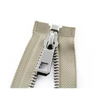 Cerniere in nylon a spirale, cursori per cerniere, Cerniere 55/65/75cm Cerniera Aperta for Fai da Te Cucito Accessori for Abbigliamento Cerniera for Giacca Cappotti Indumenti Vestiti Scarpe(Bruin,65CM