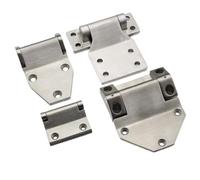 Cerniere industriali con larghezza ispessita da 1 pezzo Cuscinetto di carico saldato for porte resistenti in acciaio inossidabile 304 di grandi dimensioni(TK-004 46mm)