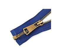 Cerniere invisibili Taglia 5 Cerniere in metallo con estremità aperta Chiusura automatica multicolore 10-80 cm for cucito fai-da-te(Navy,40cm)