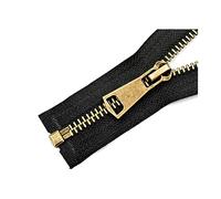 Cerniere invisibili Taglia 5 Cerniere in metallo con estremità aperta Chiusura automatica multicolore 10-80 cm for cucito fai-da-te(Black,10cm)