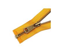 Cerniere invisibili Taglia 5 Cerniere in metallo con estremità aperta Chiusura automatica multicolore 10-80 cm for cucito fai-da-te(Yellow,20cm)