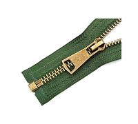 Cerniere invisibili Taglia 5 Cerniere in metallo con estremità aperta Chiusura automatica multicolore 10-80 cm for cucito fai-da-te(Army Green,20cm)