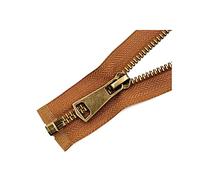 Cerniere invisibili Taglia 5 Cerniere in metallo con estremità aperta Chiusura automatica multicolore 10-80 cm for cucito fai-da-te(Brown,10cm)