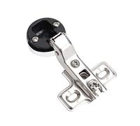 Cerniere , Montaggio pratico 26mm Tazza Viti a tazza Arredamento Armadio per la casa Casa del vino Porta in vetro Cerniera per porta in vetro, FAI DAY Durevole Pieno Sovrapposizione Acciaio laminato a