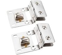 cerniere， Morsetto for cerniere for porta in vetro for armadio, montaggio a parete, 2 pezzi, in acciaio inossidabile, for doccia spessa 5-8 mm