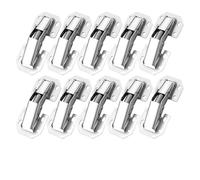 Cerniere Nascoste Cucina Inox A Scomparsa | Nessuna perforazione, ferramenta for armadio, struttura in acciaio, cerniera della porta(10pcs)