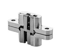 Cerniere nascoste, hardware invisibile resistente a 180 gradi, cerniere per porte in lega di zinco, flessibilità a 180 gradi, materiale solido per interni, casa, libreria, bagno, camera da