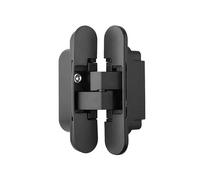 Cerniere nascoste in acciaio inox, cerniere a croce for porte, finestre pieghevoli invisibili, accessori for mobili, forniture for ferramenta(Black)