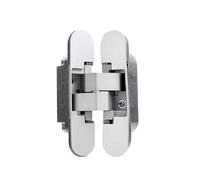 Cerniere nascoste in acciaio inox, cerniere a croce for porte, finestre pieghevoli invisibili, accessori for mobili, forniture for ferramenta(Silvery)