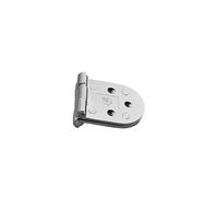 Cerniere nascoste per porte, cerniere invisibili, in acciaio inox, per armadio, armadio, porta cieca, cerniera in ferro per mobili (argento)