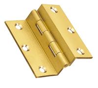 CERNIERE OTTONE PIEGATE PERNO FISSO 126B/103