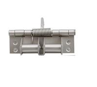Cerniere per ante Chiudiporta automatico a molla in metallo, cerniera di chiusura della porta, regola il dispositivo di chiusura della porta, ferramenta for porte di mobili per Mobili(Silver)