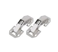 Cerniere per ante da cucina, Cold Rolled Steel 90 Degree No-Drilling Soft Close Cabinet Hinge Silver 2/4/6/10pcs(4pcs)