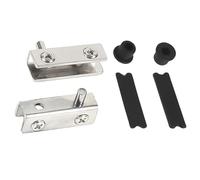 Cerniere per ante in vetro con montaggio nascosto, resistenti alla corrosione, sicure cerniere per porte in vetro per accessori per mobili