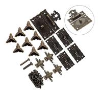 Cerniere per armadi con viti in lega di zinco 17 pezzi/set cerniere per armadi f