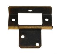 Cerniere per armadietti retrò pieghevoli quattro volte cinque fori connettori hardware per ante di armadi (bronzo antico)
