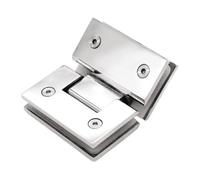 Cerniere per box doccia, Cerniera in vetro for bagno quadrata da 3 pezzi 135 gradi