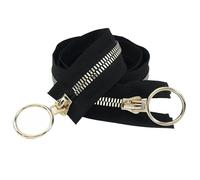 Cerniere per cucito, Borsa for giacca Cerniere in resina bidirezionali con estremità aperte Doppi cursori Estrattore for O-Ring Multicolor 5# 8# 60-100 cm(Gold-No8,100cm)