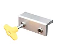Cerniere Per Finestre 2PCS Sliding Sash Stopper Cabinet Locks Straps Doors Security Anti-theft Lock Window Door Safety(Silver Type 3)