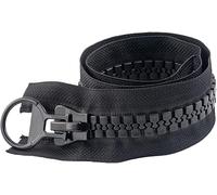 cerniere per il cucito， 1 pz 20# resina extra large, tasca con cerniera for piumino artigianale fai-da-te(White,150cm)