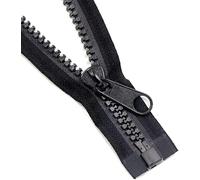 cerniere per il cucito， Cerniera con doppio cursore for sacchi a pelo, tenda for bagagli, cerniera lunga, accessori for cucire fai da te, 1 pz(80cm)
