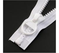 cerniere per il cucito， Cerniera in resina 1 pz 8# 2m/3m, cerniera in plastica resistente nera/bianca for indumenti da borsa su misura for cucito fai da te(Wit,3m)