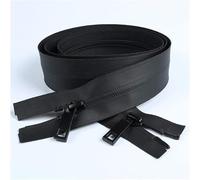 cerniere per il cucito， Cerniere impermeabili, cerniera invisibile 70 cm ~ 150 cm for indumenti da cucito artigianali fai-da-te(110cm double Sliders)