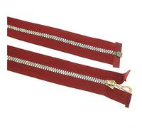 cerniere per il cucito， Chiusura con cerniera in metallo, chiusure con cerniera Cerniere a spirale Taglia asole Strumenti for cucire, cerniere 1 pezzo, 5#(Tanned)