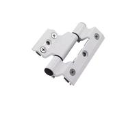 Cerniere Per Legno 1 pz Cerniera for porte e finestre in lega di alluminio Ponte rotto Isolamento termico Cerniera for finestre aperte piatte Hardware Cerniere addensate pieghevoli(White-95mm)