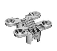 Cerniere Per Mobili 1 Coppia Cerniera A Croce Invisibile Porta Nascosta Nascosta Armadio Scatole Di Legno Cerniere For Porte For Attrezzi Hardware Installazione Senza Sforzo