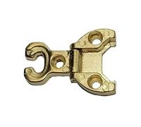 CERNIERE PER MOBILI ANTICHI 2 PEZZI CERNIERA IN STILE ARTE POVERA MOBILI LEGNO MASSELLO (A54, Oro)