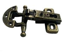 Cerniere per Mobili Antichi Cerniera per Ante in Battuta Arte Povera stile antico completa di basetta, Finitura bronzata scodellino 27