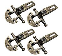 Cerniere per Mobili Antichi Stile Arte Povera CP54 - Cerniera Anticata per Ante in Battuta - Scodellino Diametro 27 mm, Collo 00, Pistone 6,5 cm (4)